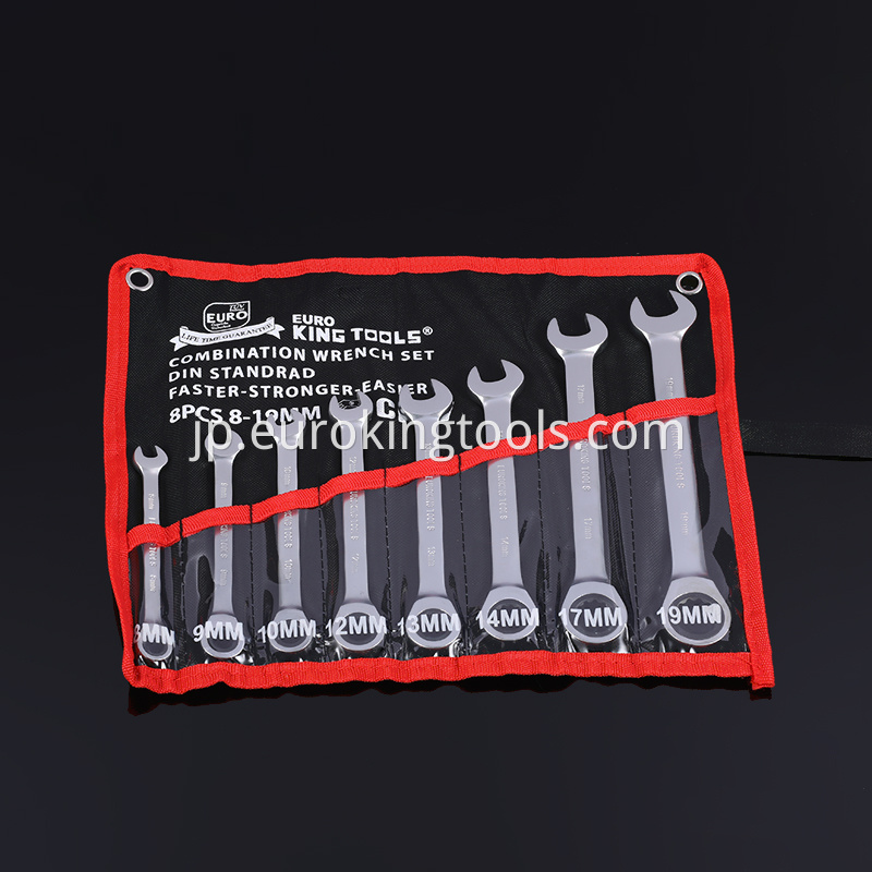 ポーチ付きの8PCSスパナレンチセット 8PCS Spanner Wrench Set with Pouch
